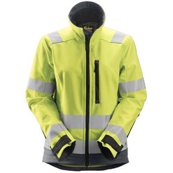 1237 Kurtka Odblaskowa żółta Soft Shell AllroundWork - damska, EN 20471/2/3 Snickers Workwear