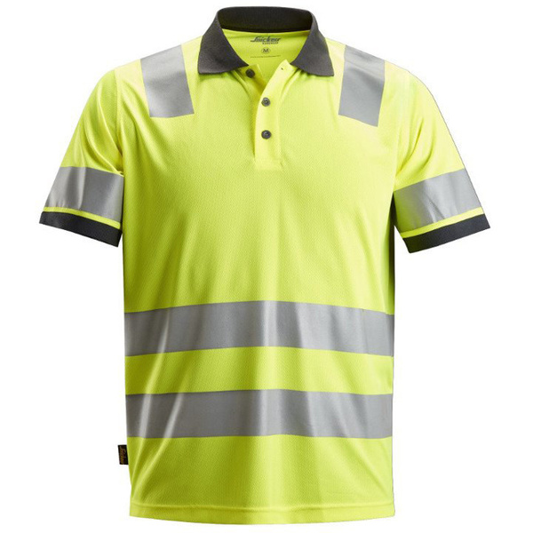 2730 Polo Odblaskowe AllroundWork, EN 20471/2 Snickers Workwear żółte