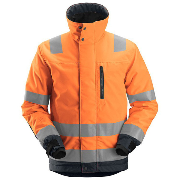 1130 Kurtka Odblaskowa Ocieplana AllroundWork 37.5® (kolor pomarańczowy), EN 20471/3 Snickers Workwear