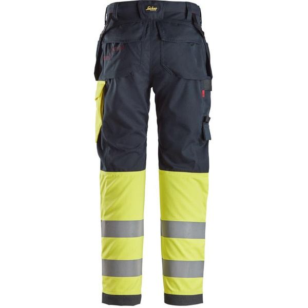 Spodnie Odblaskowe ProtecWork z workami kieszeniowymi, EN 20471/1 Snickers Workwear 62769566