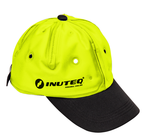 Czapka chłodząca HEADCOOL SMART ZIP Inuteq żółta Hi-Vis