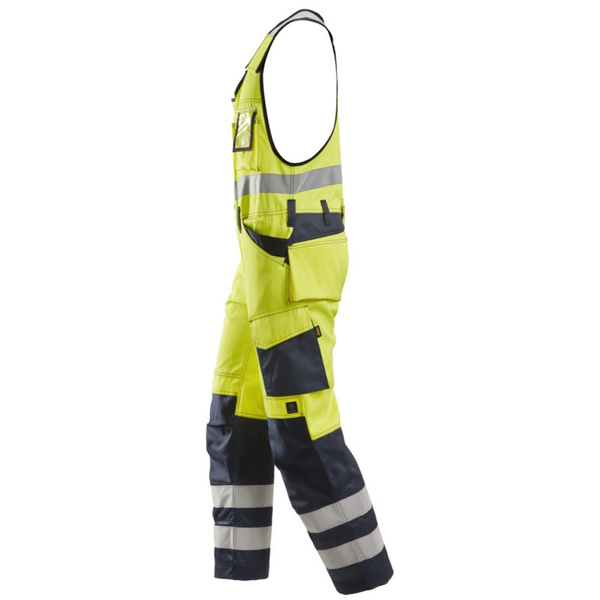 0213 Ogrodniczki Odblaskowe, EN 471/2 Snickers Workwear