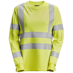 2476 T-shirt Odblaskowy ProtecWork – damski, długi rękaw, EN 20471/3/2 Snickers Workwear