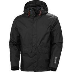 Kurtka przeciwdeszczowa Helly Hansen 70127_990 Manchester kolor czarny
