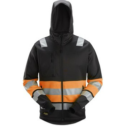 Bluza odblaskowa z kapturem na suwak, EN 20471/1 Snickers Workwear 80380455