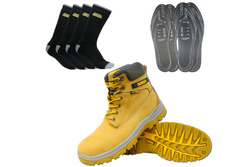 SUCHA STOPA! Zestaw promocyjny: Buty robocze DeWalt Titanium + DODATKI!