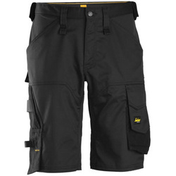 6153 Spodnie Krótkie Stretch luźne Snickers Workwear czarne
