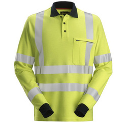 2661 Polo Odblaskowe ProtecWork – długi rękaw, EN 20471/3 Snickers Workwear
