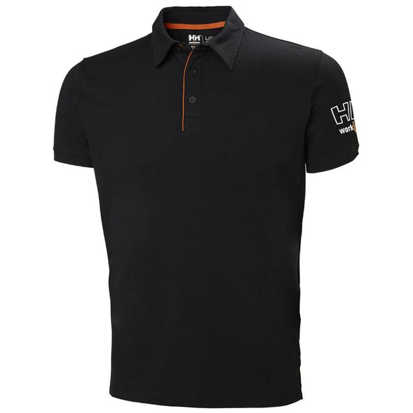 Koszulka polo Helly Hansen 79241_990 Kensington kolor czarny