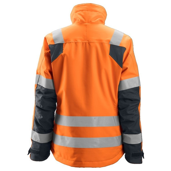 1137 Kurtka Odblaskowa Ocieplana AllroundWork 37.5® - damska Snickers Workwear pomarańczowa