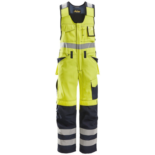 0213 Ogrodniczki Odblaskowe, EN 471/2 Snickers Workwear