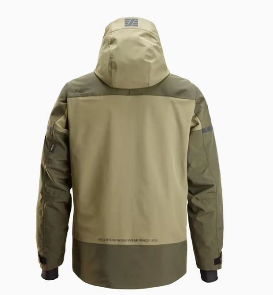 1112 Kurtka przeciwdeszczowa, ocieplana AllroundWork Snickers Workwear Kolor: Khaki Green