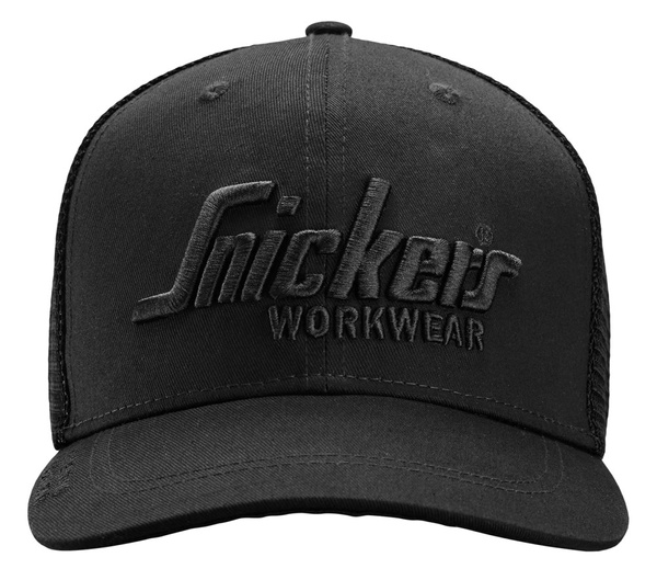 9001 Czapka z daszkiem Trucker Snickers Workwear Kolor Czarny