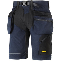 6904 Spodnie Krótkie FlexiWork+ z workami kieszeniowymi (kolor granatowo-czarny) Snickers Workwear