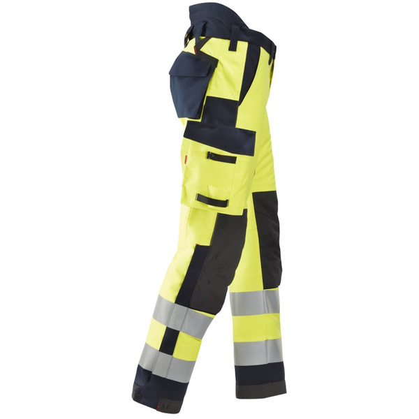 6663 Spodnie Odbalskowe Ocieplane ProtecWork, klasa 2 Snickers Workwear