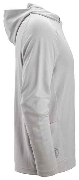 2456 Bluza z kapturem Stay Fresh Snickers Workwear Kolor Ice Grey