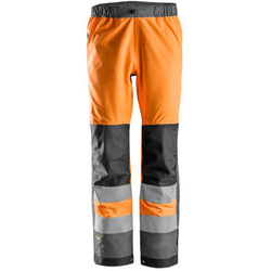 6530 Spodnie Przeciwdeszczowe Odblaskowe Shell, EN 20471/2 (kolor pomarańczowy odblaskowy) Snickers Workwear