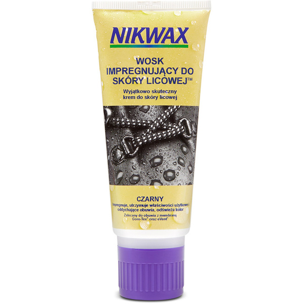 Impregnat Wosk do obuwia do skóry licowej czarny 100ml Nikwax 4b2