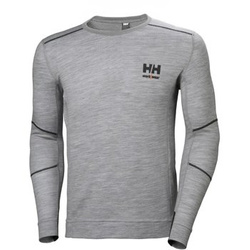 Koszulka termoaktywna Helly Hansen 75106_930 HH LIFA Merino kolor szary