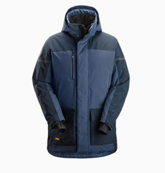 1801 Parka przeciwdeszczowa, ocieplana AllroundWork Snickers Workwear Kolor: Navy\Dark Navy