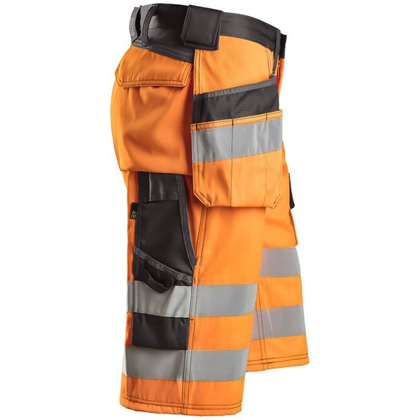 3033 Krótkie spodnie odblaskowe, EN 20471/1 (kolor pomarańczowo-czarny) Snickers Workwear