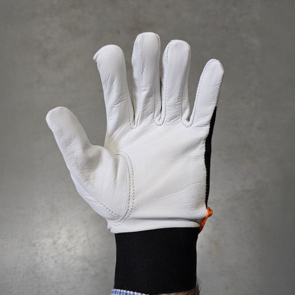 RĘKAWICE MONTERSKIE Z KOZIEJ SKÓRY WORKSAFE - Z RZEPEM [A10-112]