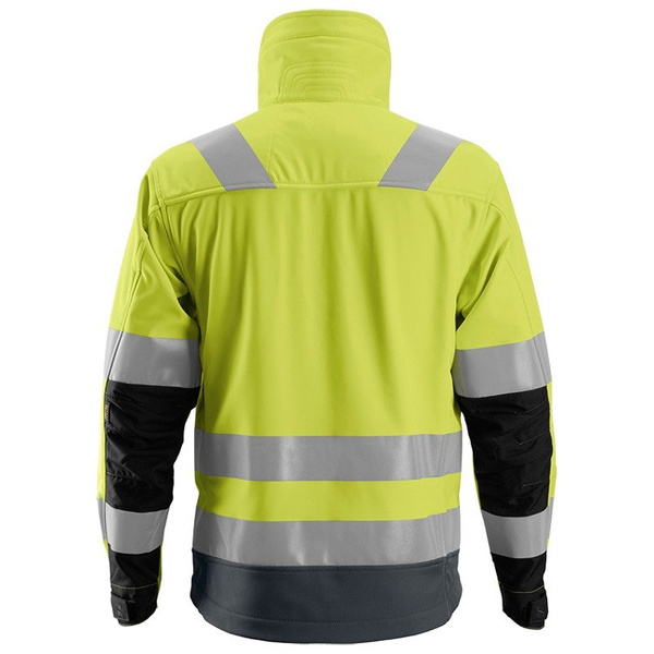 1230 Kurtka Odblaskowa Soft Shell AllroundWork (kolor: żółty odblaskowy), EN 20471/3 Snickers Workwear