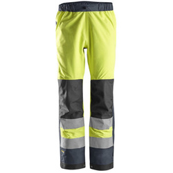 6530 Spodnie Odblaskowe Przeciwdeszczowe Shell AllroundWork, EN 20471/2 Snickers Workwear