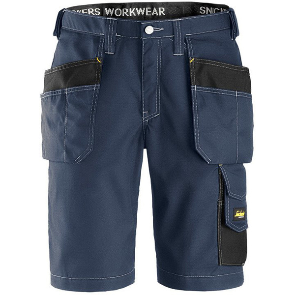 3023 Krótkie spodnie Rip-Stop z workami kieszeniowymi (kolor: granatowo-czarny) Snickers Workwear