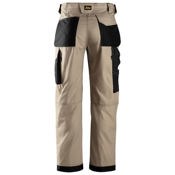 3314 Spodnie Canvas+ (kolor: khaki-czarny) Snickers Workwear