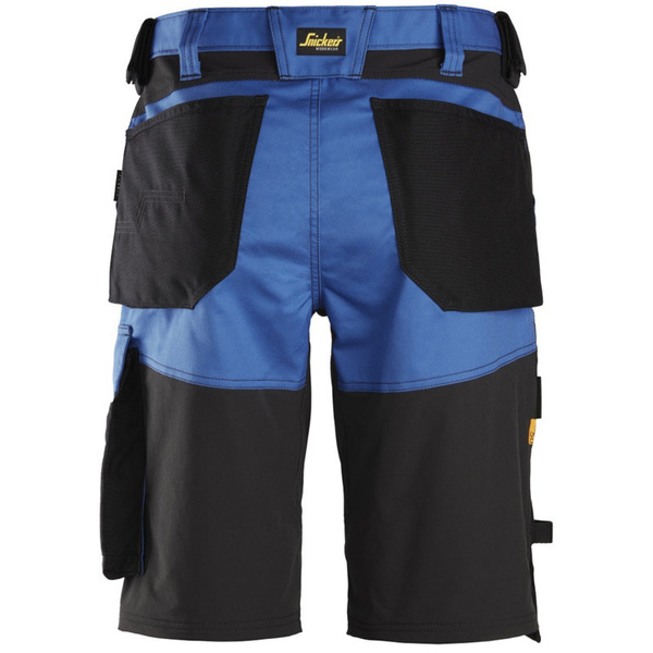 6153 Spodnie Krótkie Stretch luźne Snickers Workwear niebieskie