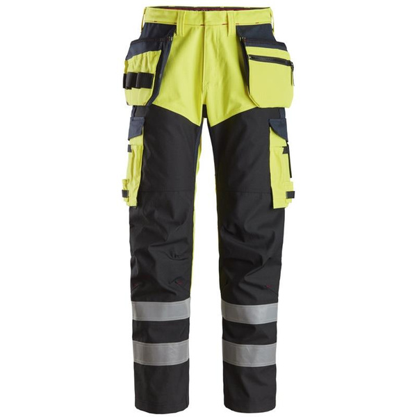 Spodnie Odblaskowe ProtecWork z workami kieszeniowymi, wzmocnione, EN 20471/1 Snickers Workwear 62656695