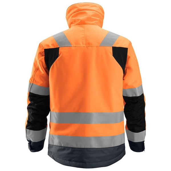 1130 Kurtka Odblaskowa Ocieplana AllroundWork 37.5® (kolor pomarańczowy), EN 20471/3 Snickers Workwear