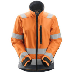 1237 Kurtka Odblaskowa pomarańczowa Soft Shell AllroundWork - damska, EN 20471/2/3 Snickers Workwear