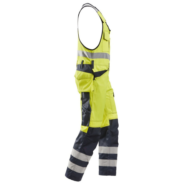 0213 Ogrodniczki Odblaskowe, EN 471/2 Snickers Workwear