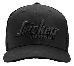 9001 Czapka z daszkiem Trucker Snickers Workwear Kolor Czarny