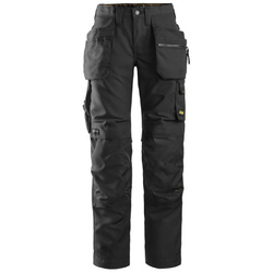 6701 Spodnie AllroundWork+ z workami kieszeniowymi - damskie kolor czarny Snickers Workwear