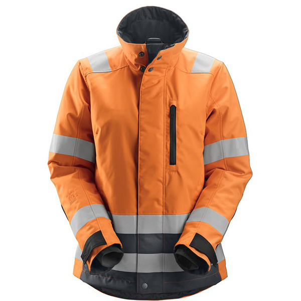 1137 Kurtka Odblaskowa Ocieplana AllroundWork 37.5® - damska Snickers Workwear pomarańczowa