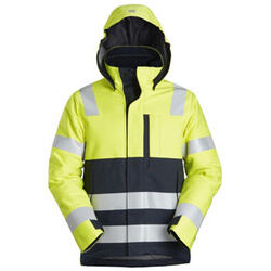 1163 Kurtka Odblaskowa Ocieplana z kapturem ProtecWork, klasa 3 Snickers Workwear