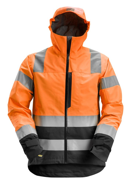 1330 Kurtka Przeciwdeszczowa Odblaskowa Shell AllroundWork – EN 20471/3 Snickers Workwear