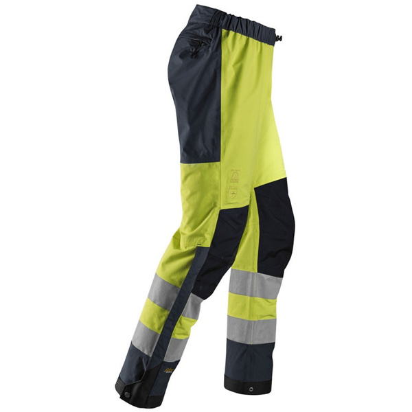 6530 Spodnie Odblaskowe Przeciwdeszczowe Shell AllroundWork, EN 20471/2 Snickers Workwear