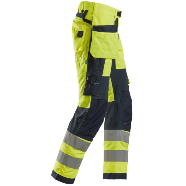 6932 Spodnie Odblaskowe FlexiWork+ z workami kieszeniowymi, EN 20471/2 Snickers Workwear