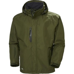 Kurtka przeciwdeszczowa Helly Hansen 71043_440 Manchester kolor ciemnozielony