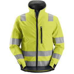 1230 Kurtka Odblaskowa Soft Shell AllroundWork (kolor: żółty odblaskowy), EN 20471/3 Snickers Workwear