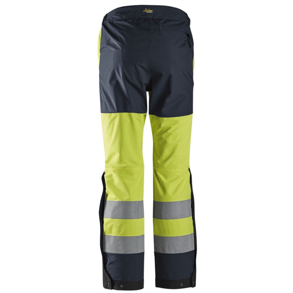 6530 Spodnie Odblaskowe Przeciwdeszczowe Shell AllroundWork, EN 20471/2 Snickers Workwear