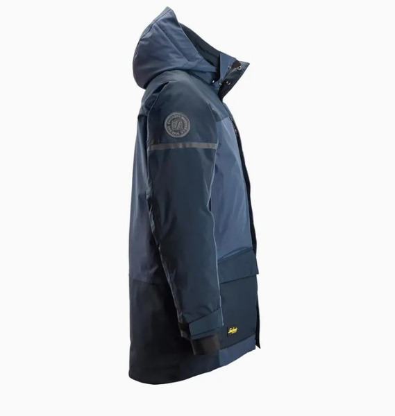 1801 Parka przeciwdeszczowa, ocieplana AllroundWork Snickers Workwear Kolor: Navy\Dark Navy