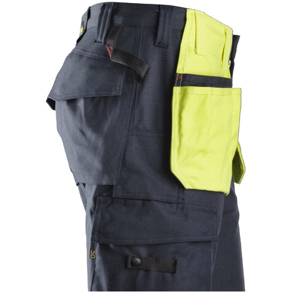 9793 Worki kieszeniowe przyszywane ProtecWork Snickers Workwear żółte