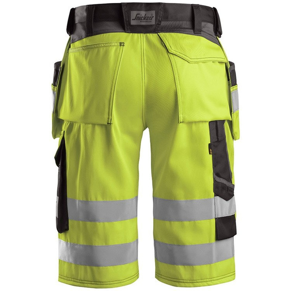 3033 Krótkie spodnie odblaskowe, EN 20471/1 (kolor żółto-czarny) Snickers Workwear