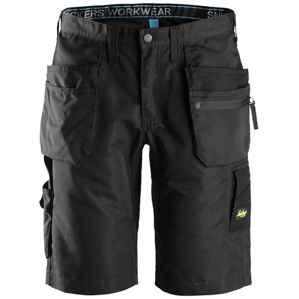 6101 Spodnie Krótkie LiteWork+ 37.5®, worki kieszeniowe (kolor czarny) Snickers Workwear