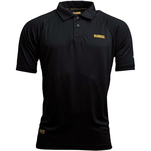 DeWalt Rutland PWS czarno-szara Koszulka polo DWC125-013
